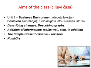 Aims of the class (ciljevi *asa)