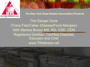 The New York State Dietetic Association Presents