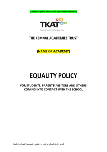 TKAT Equality Policy