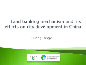 Mechanism and effect of land banking in China