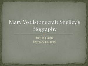 Mary Shelley Wollstonecraft Biography