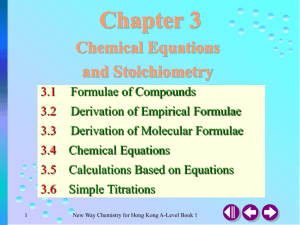 3.1 Formulae of Compounds