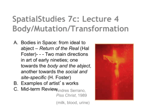 SpatialStudies 7c: Lecture 4 Body/Mutation/Transformation