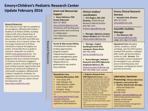 PowerPoint - Atlanta Pediatric Research