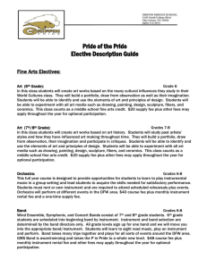 GMS Elective Description Guide