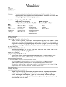 Resume - King's College