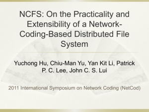 NCFS: On the Practicality and Extensibility of a Network