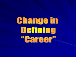 Changing Face of Career Preparation