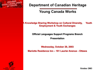 Official Languages Support Programs Branch