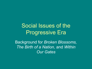Social Issues of the Progressive Era