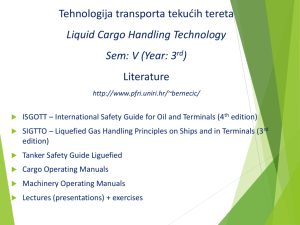 Liquid Cargo Handling Technology Sem: V (Year: 3 rd )