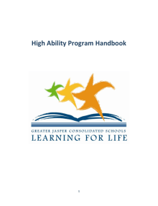 High Ability Handbook