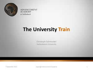 The University Train