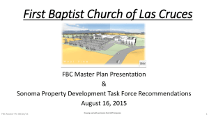 FBC Master Plan Presentation August 16 2015