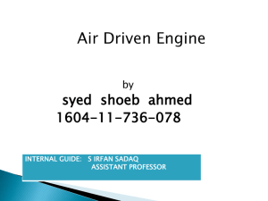 advantages of air driven engine