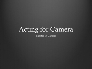 Acting for Camera - Parkway C-2