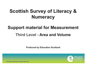 Area and volume - Education Scotland