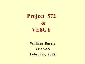 Project 572 & VE8GY