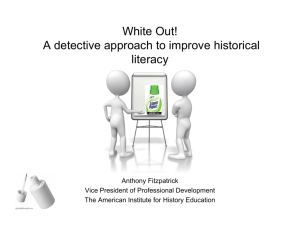 White Out, PowerPoint