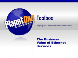 Toolbox - PlanetOne Communications
