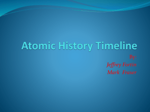 Atomic History time line - reich