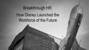 PPTX How Disney Launched the Workforce of the Future