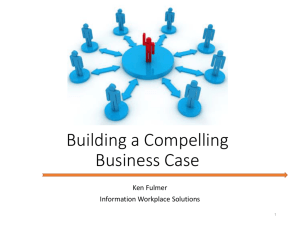 Building a Business Case - IIBA New Jersey Chapter