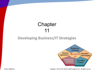 Developing Business/IT Strategies