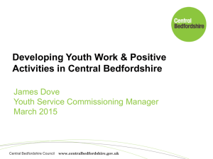 The Central Bedfordshire Youth Offer entitles