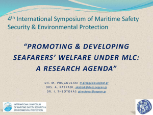 presentation - 4th International Symposium of Maritime