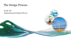 The Design Process PowerPoint