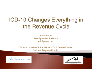 Preparing for ICD-10