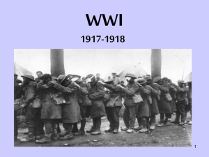 WWI 1917-1918