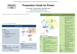 IC-STAR_poster_template - International Conference on Science