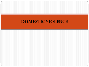 Domestic Violence Statistics