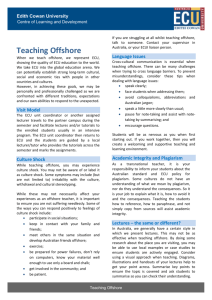 Factsheet teaching offshore