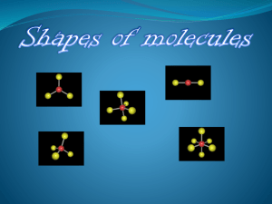 shapes of molecules