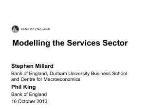 Modelling the Service Sector