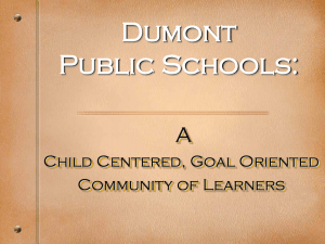 PowerPoint Presentation - Dumont Public Schools: