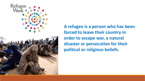 Refugee Week Assembly Powerpoint