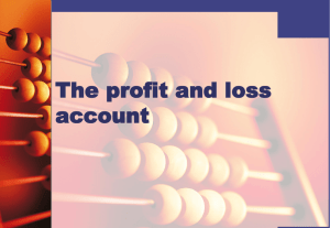 profit and loss account