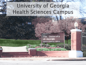 University of Georgia Health Sciences Campus