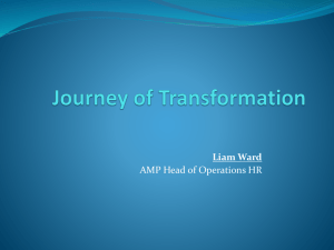 Journey of Transformation