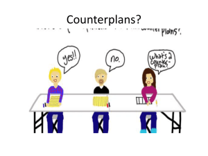 counterplans