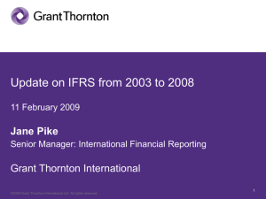 Implementing IFRS 2008 Business Combinations – the revised