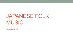 Japanese folk music