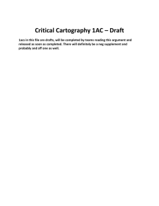 Critical Cartography 1AC – Draft