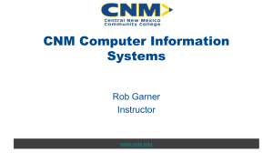 CNM Computer Information Systems