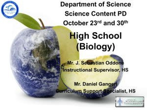 Sept 23 Biology PD