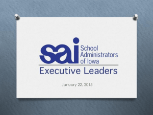Executive Leaders - School Administrators of Iowa